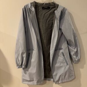 SOLD light blue zara raincoat